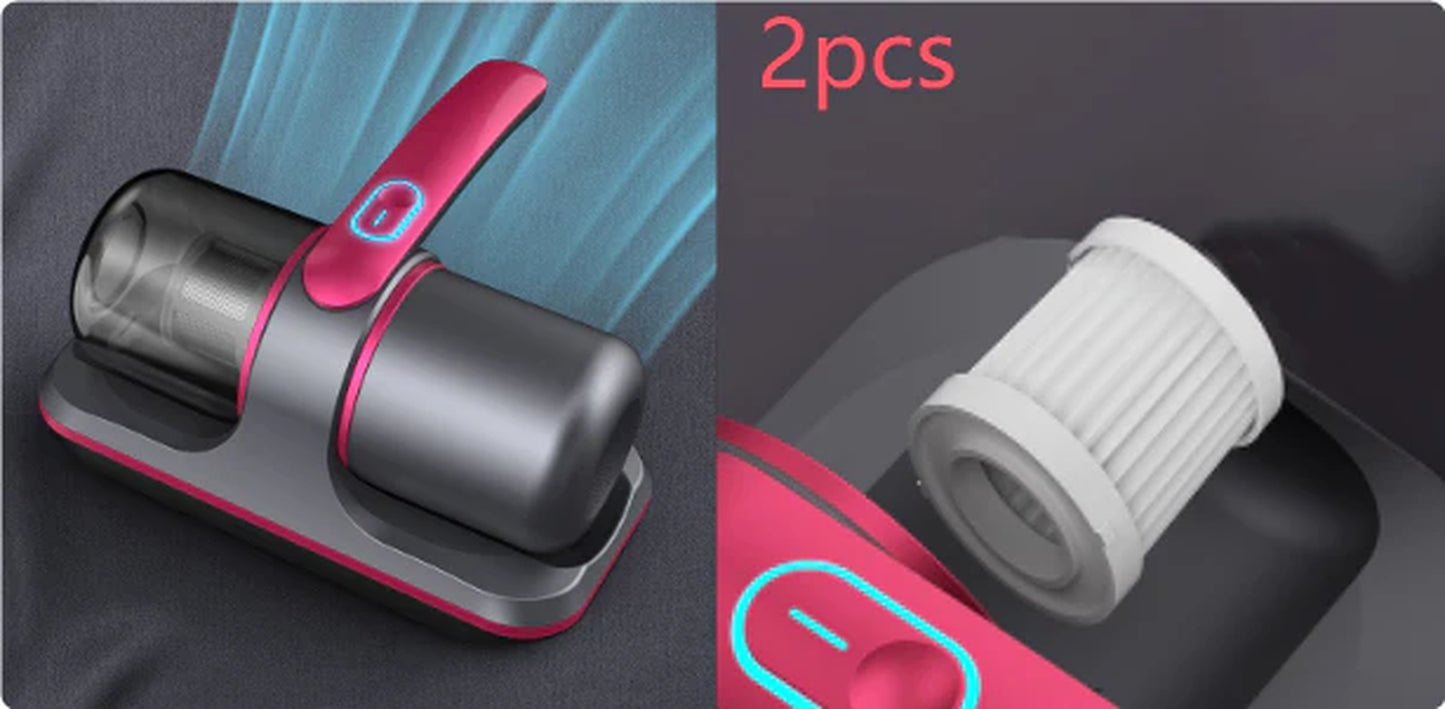 Portable Cordless Dust Mite Killer Rechargeable Home UV Sanitizer Dry Vacuum